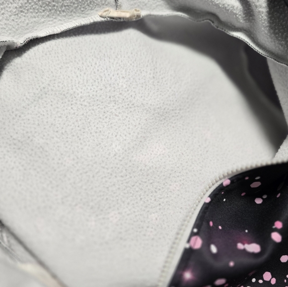 Emma And Elsa Girls' 5/6Y Pink Black Front Zip-Up Hoodie Jacket. - Picture 5 of 8